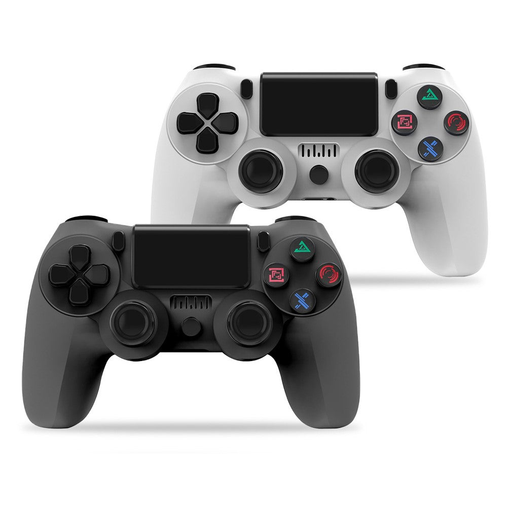 P4 Wireless Game Controller Bluetooth-compatible Dual Vibration LED Light Bar Gamepad for PS4 PC