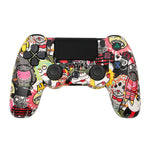 P4 Wireless Game Controller Bluetooth-compatible Dual Vibration LED Light Bar Gamepad for PS4 PC