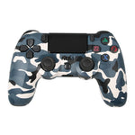 P4 Wireless Game Controller Bluetooth-compatible Dual Vibration LED Light Bar Gamepad for PS4 PC