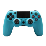 P4 Wireless Game Controller Bluetooth-compatible Dual Vibration LED Light Bar Gamepad for PS4 PC