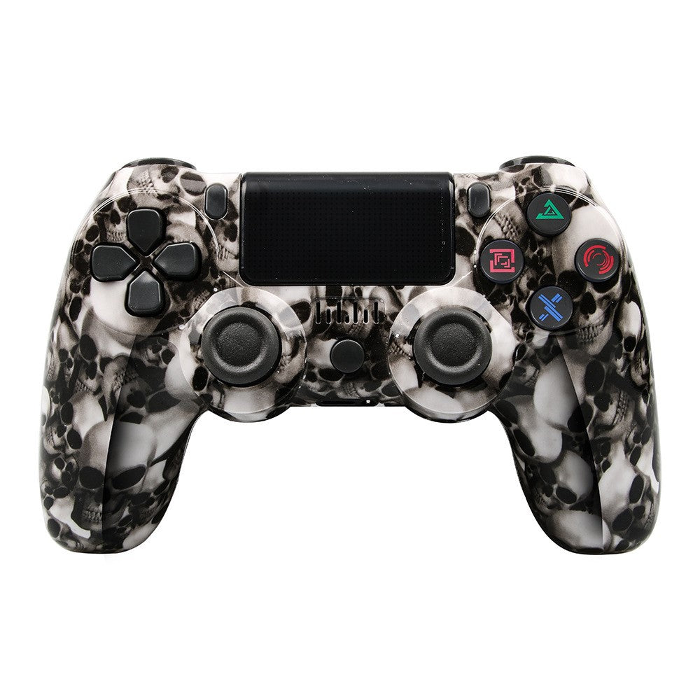 P4 Wireless Game Controller Bluetooth-compatible Dual Vibration LED Light Bar Gamepad for PS4 PC