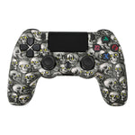 P4 Wireless Game Controller Bluetooth-compatible Dual Vibration LED Light Bar Gamepad for PS4 PC