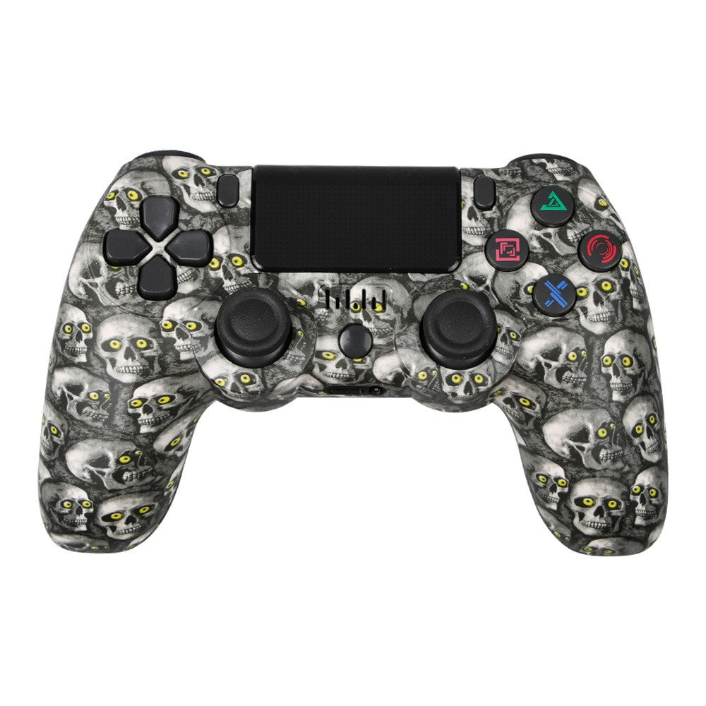 P4 Wireless Game Controller Bluetooth-compatible Dual Vibration LED Light Bar Gamepad for PS4 PC