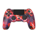 P4 Wireless Game Controller Bluetooth-compatible Dual Vibration LED Light Bar Gamepad for PS4 PC