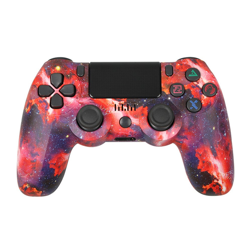 P4 Wireless Game Controller Bluetooth-compatible Dual Vibration LED Light Bar Gamepad for PS4 PC