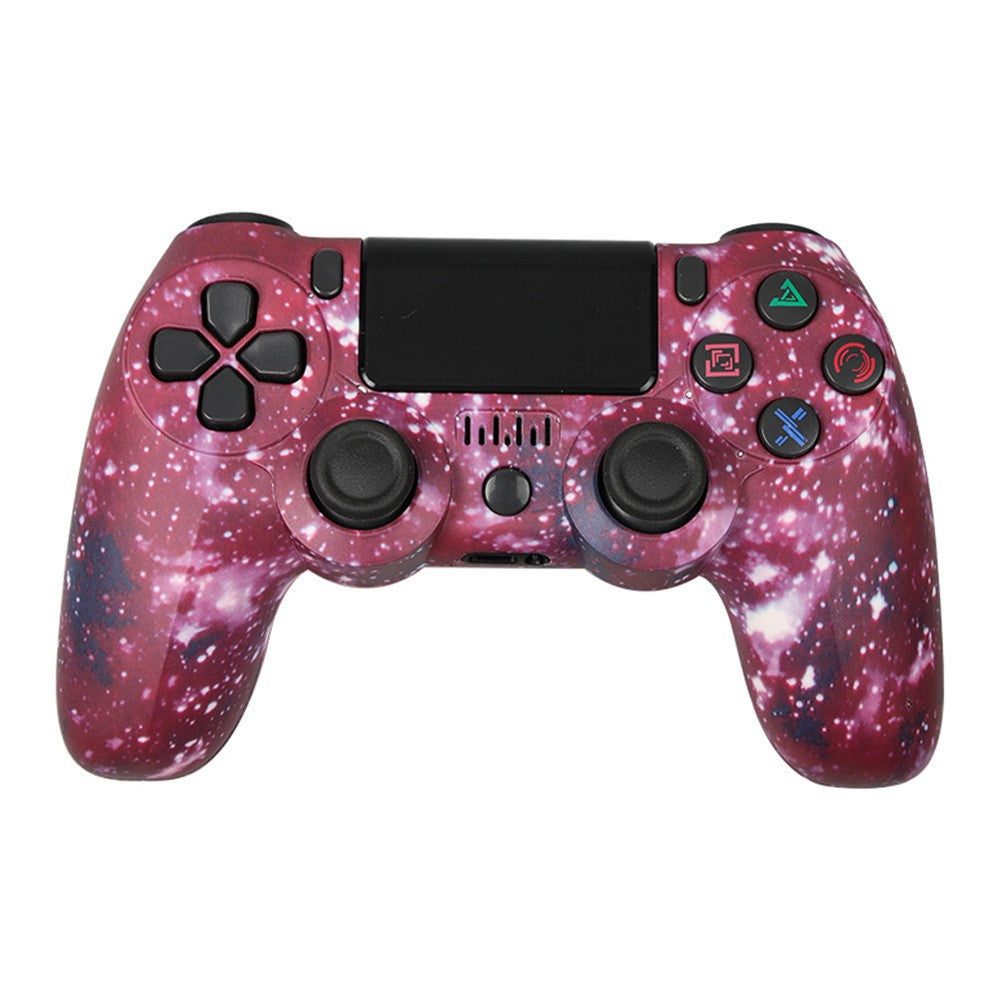 P4 Wireless Game Controller Bluetooth-compatible Dual Vibration LED Light Bar Gamepad for PS4 PC
