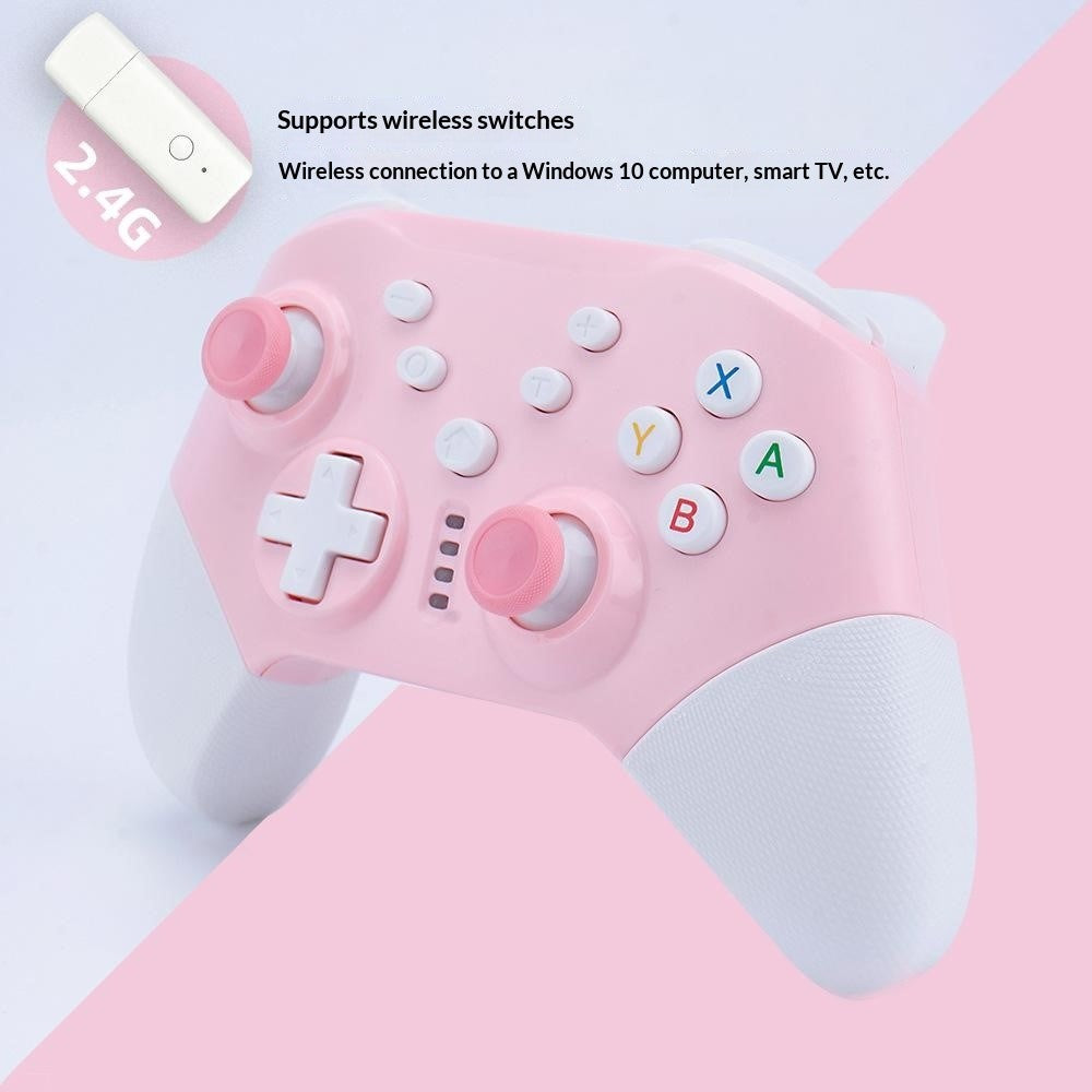 NS20 Switch Pro Wireless Game Controller Dual Vibration Gamepad with 2.4G Receiver for Switch PC Gaming