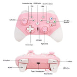 NS20 Switch Pro Wireless Game Controller Dual Vibration Gamepad with 2.4G Receiver for Switch PC Gaming