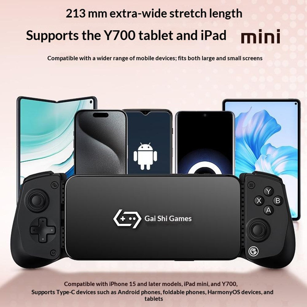 GAMESIR X5 Lite Mobile Gaming Controller 8-Key Rapid Fire Telescopic Gamepad Type-C Wired Hall Joystick for Android iOS