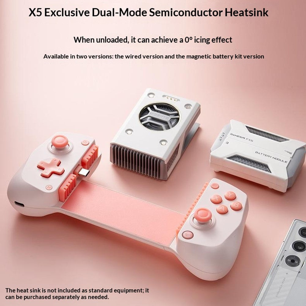GAMESIR X5 Lite Mobile Gaming Controller 8-Key Rapid Fire Telescopic Gamepad Type-C Wired Hall Joystick for Android iOS