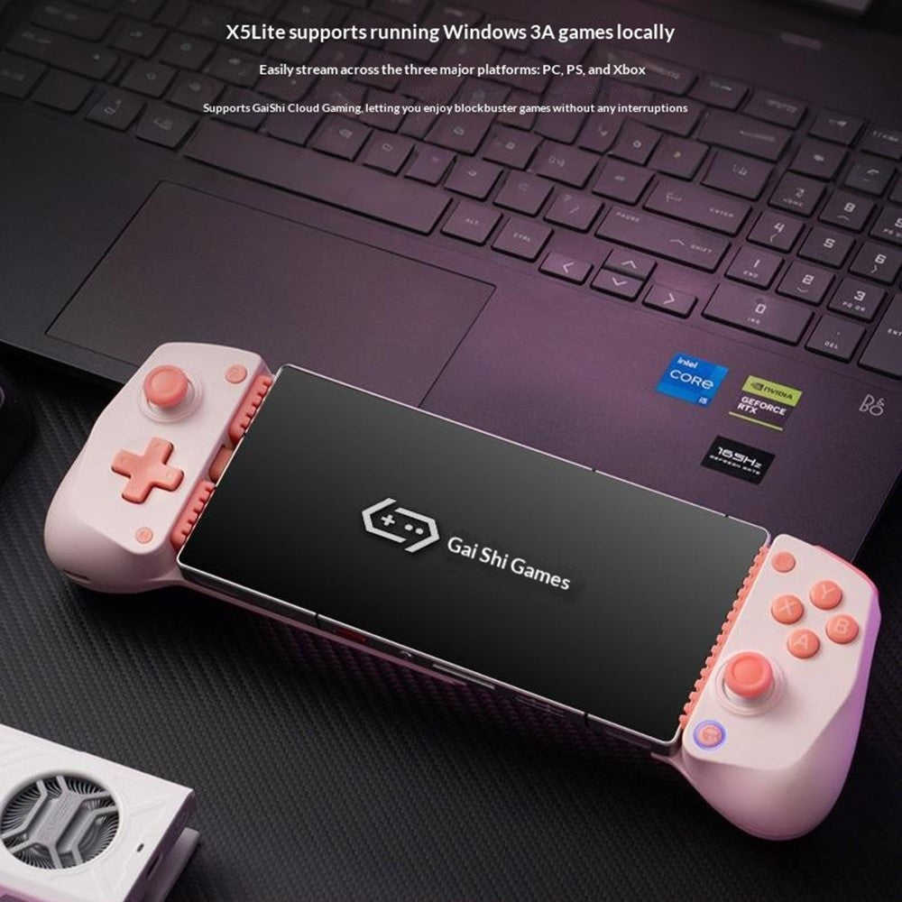 GAMESIR X5 Lite Mobile Gaming Controller 8-Key Rapid Fire Telescopic Gamepad Type-C Wired Hall Joystick for Android iOS