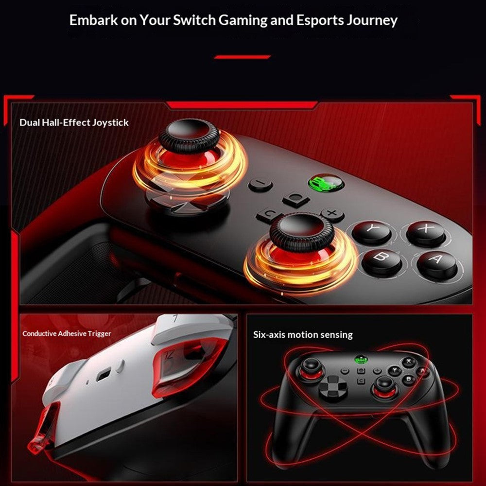S13E Wireless Gaming Controller Dual Hall Effect Joysticks for Nintendo Switch 2 / Switch / PC with Programmable Back Buttons