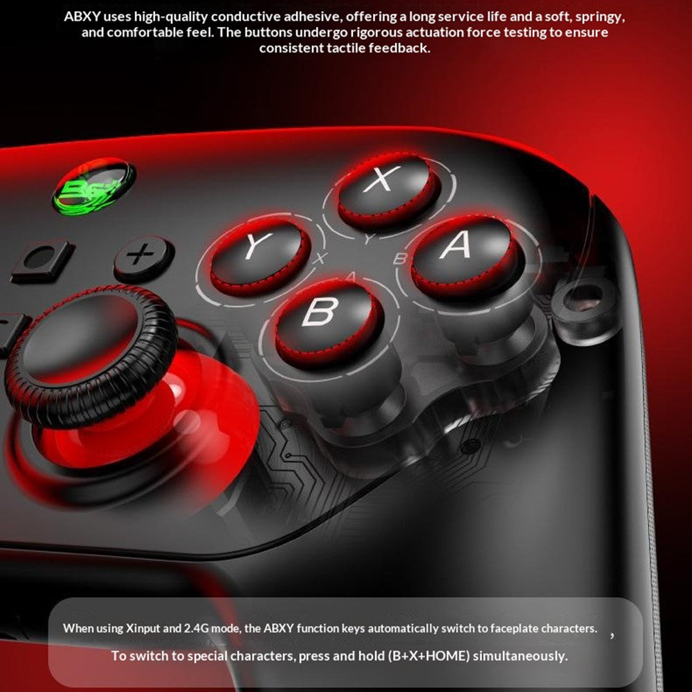 S13E Wireless Gaming Controller Dual Hall Effect Joysticks for Nintendo Switch 2 / Switch / PC with Programmable Back Buttons