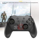 DNS-012 USB Wired Game Controller Dual Motor 6-Axis Gyroscope Bluetooth-compatible Gamepad for Nintendo Switch PC