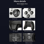 DNS-012 USB Wired Game Controller Dual Motor 6-Axis Gyroscope Bluetooth-compatible Gamepad for Nintendo Switch PC