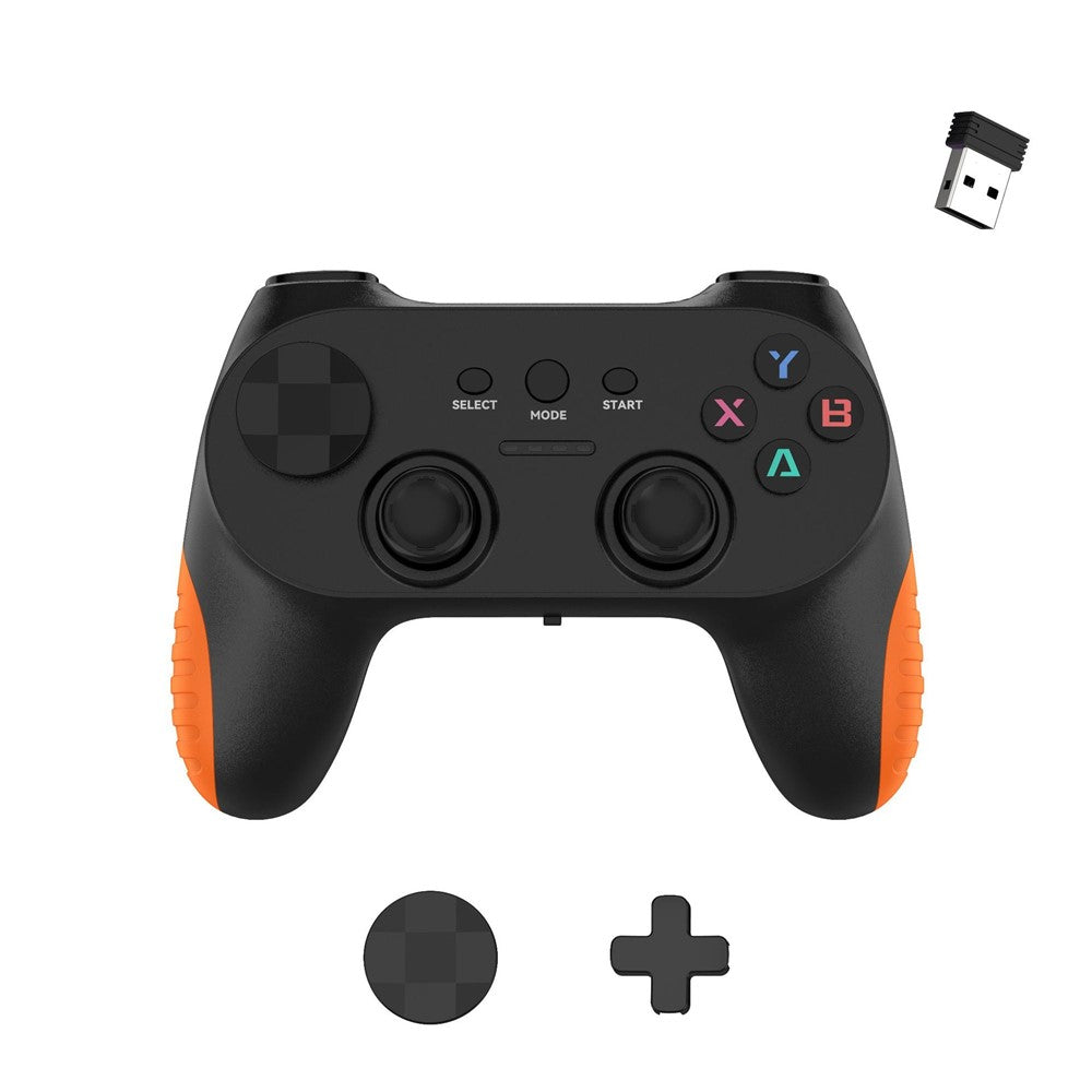 CM-039 Single Player 2.4G Wireless Controller Gamepad with Interchangeable D-pad for PC Android Smart TV Gaming