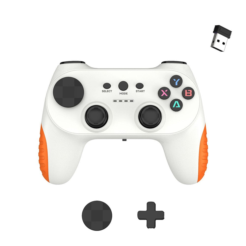 CM-039 Single Player 2.4G Wireless Controller Gamepad with Interchangeable D-pad for PC Android Smart TV Gaming