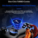 Y04 Gaming Controller 6-Button Fighting Layout Hall Joystick for Nintendo Switch / Sony PlayStation 4 / 3 / PC