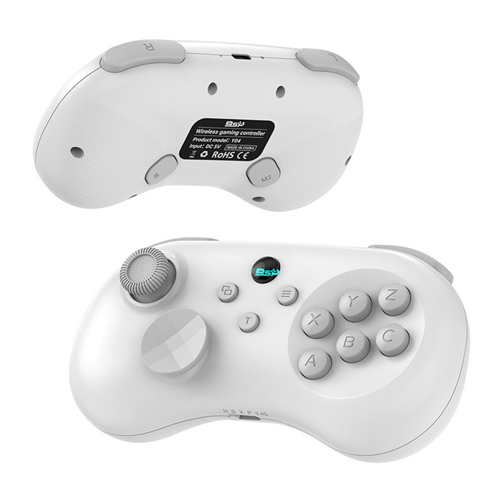 Y04 Gaming Controller 6-Button Fighting Layout Hall Joystick for Nintendo Switch / Sony PlayStation 4 / 3 / PC