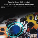XSX Water Transfer Print 2.4G Wireless Gaming Controller Dual Vibration Motor Gamepad for PC Switch Android
