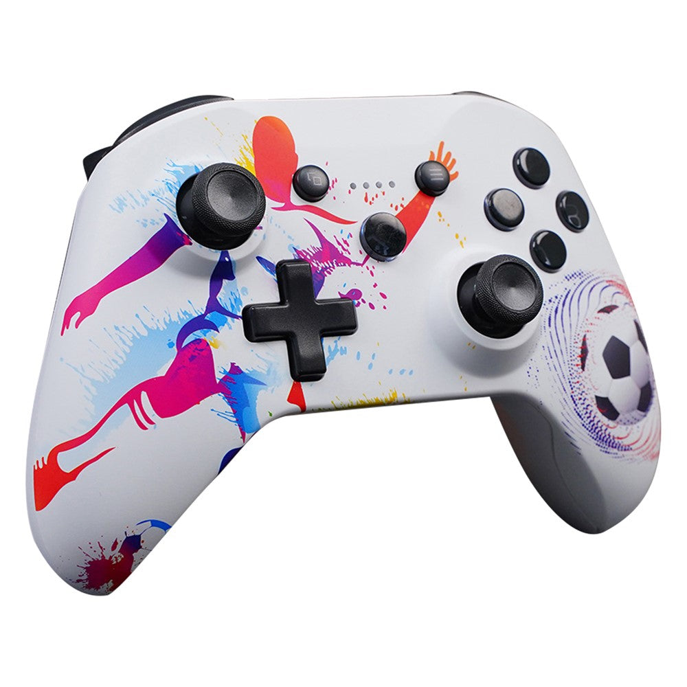 XSX Water Transfer Print 2.4G Wireless Gaming Controller Dual Vibration Motor Gamepad for PC Switch Android
