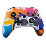XSX Water Transfer Print 2.4G Wireless Gaming Controller Dual Vibration Motor Gamepad for PC Switch Android