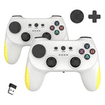 CM-039 Dual Player 2.4G Wireless Controller Gamepad with Interchangeable D-pad for PC Android Smart TV Gaming