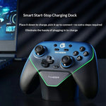 GAMESIR T4n Pro Tri-Mode Bluetooth-compatible Wireless Game Controller RGB Light with Charging Dock