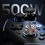 GAMESIR T4n Pro Tri-Mode Bluetooth-compatible Wireless Game Controller RGB Light with Charging Dock