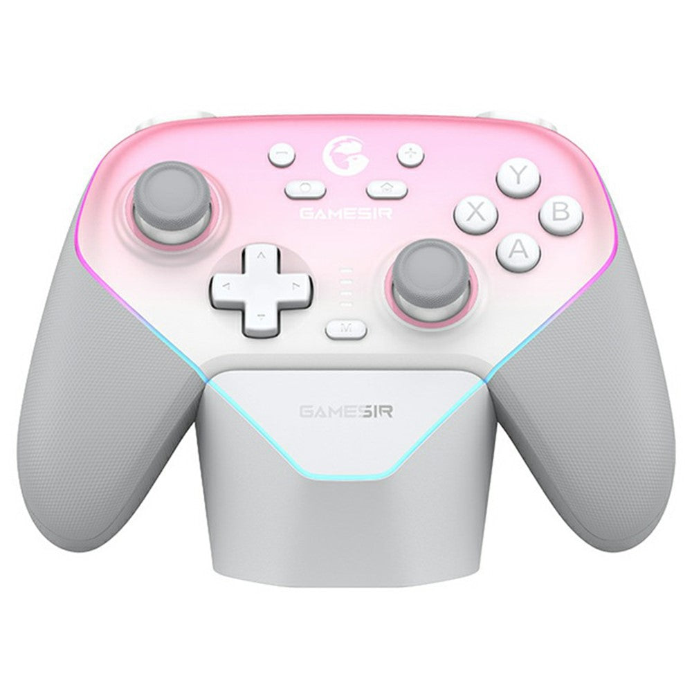 GAMESIR T4n Pro Tri-Mode Bluetooth-compatible Wireless Game Controller RGB Light with Charging Dock