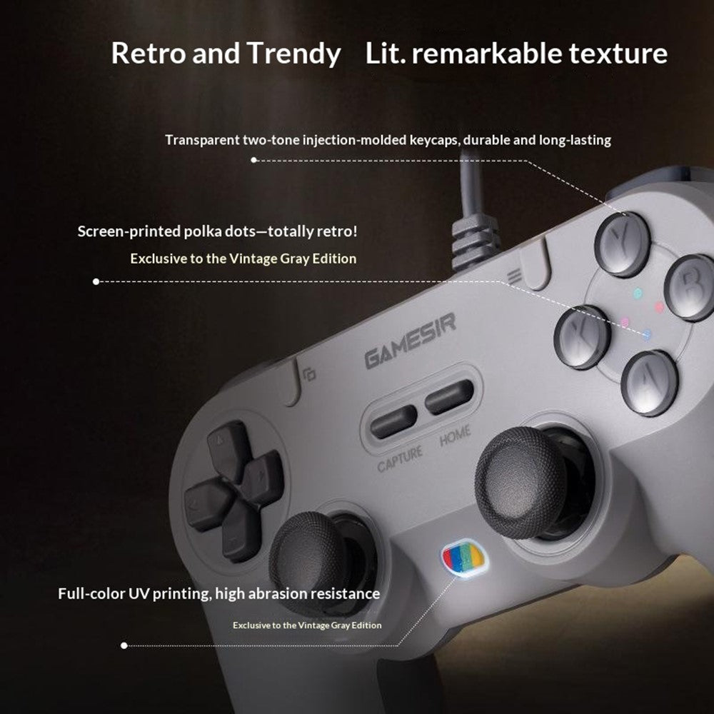 GAMESIR T3 Lite Wired Gaming Controller Hall Effect Sticks Plug and Play for PC / Switch / iOS / Android