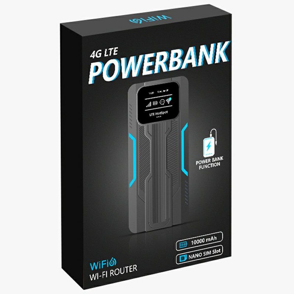 M212 10000mAh Powerbank WiFi Hotspot 2.4G / 5.8G Dual Band 4G LTE Bärbar Router med SIM-kortplats