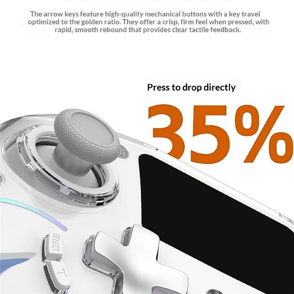 SN-2402 Gaming Controller with LCD Screen Hall Effect Six-Axis Gyro for PC / Sony PlayStation 4 / Nintendo Switch 2 / Switch