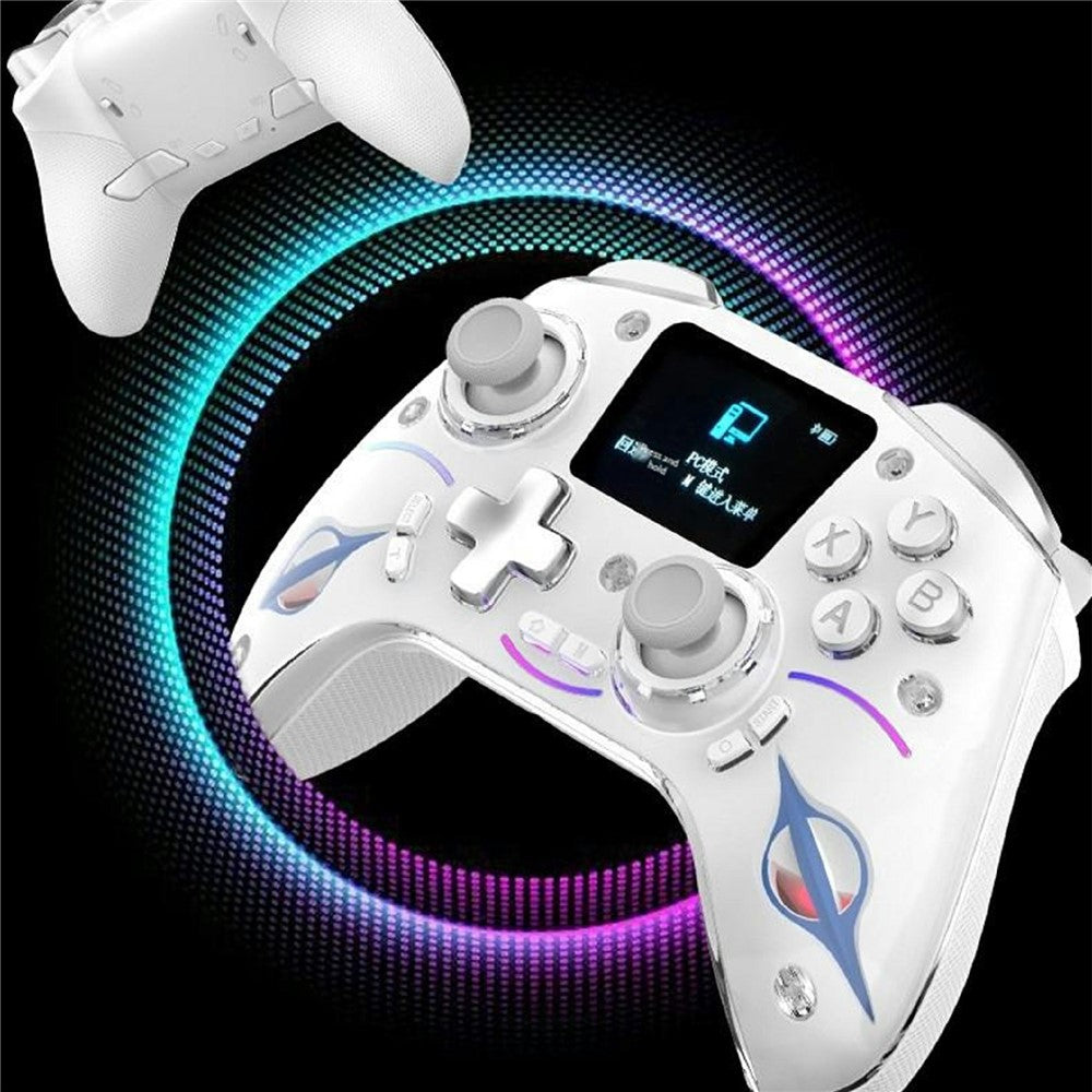SN-2402 Gaming Controller with LCD Screen Hall Effect Six-Axis Gyro for PC / Sony PlayStation 4 / Nintendo Switch 2 / Switch