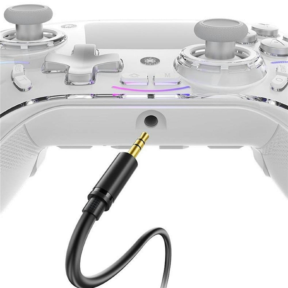 SN-2402 Gaming Controller with LCD Screen Hall Effect Six-Axis Gyro for PC / Sony PlayStation 4 / Nintendo Switch 2 / Switch