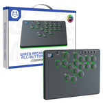 D216 16-Key Arcade Fight Keyboard with OLED Display for Sony PlayStation 4 / 3 / Nintendo Switch / PC