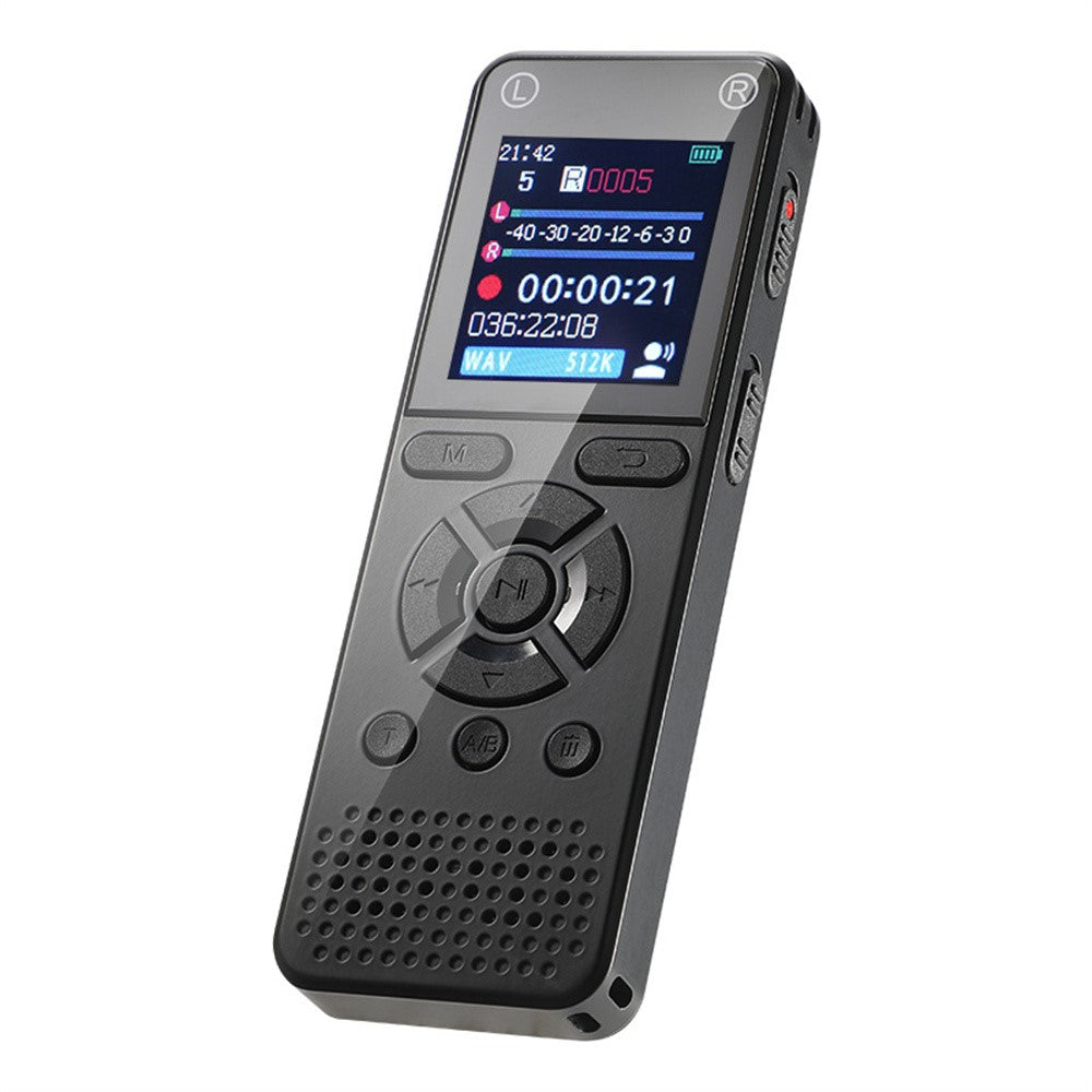 T51 Digital Voice Recorder without Memory Noise Reduction 1.44 Inch TFT Screen MP3 Player