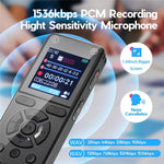 T51 Digital Voice Recorder without Memory Noise Reduction 1.44 Inch TFT Screen MP3 Player