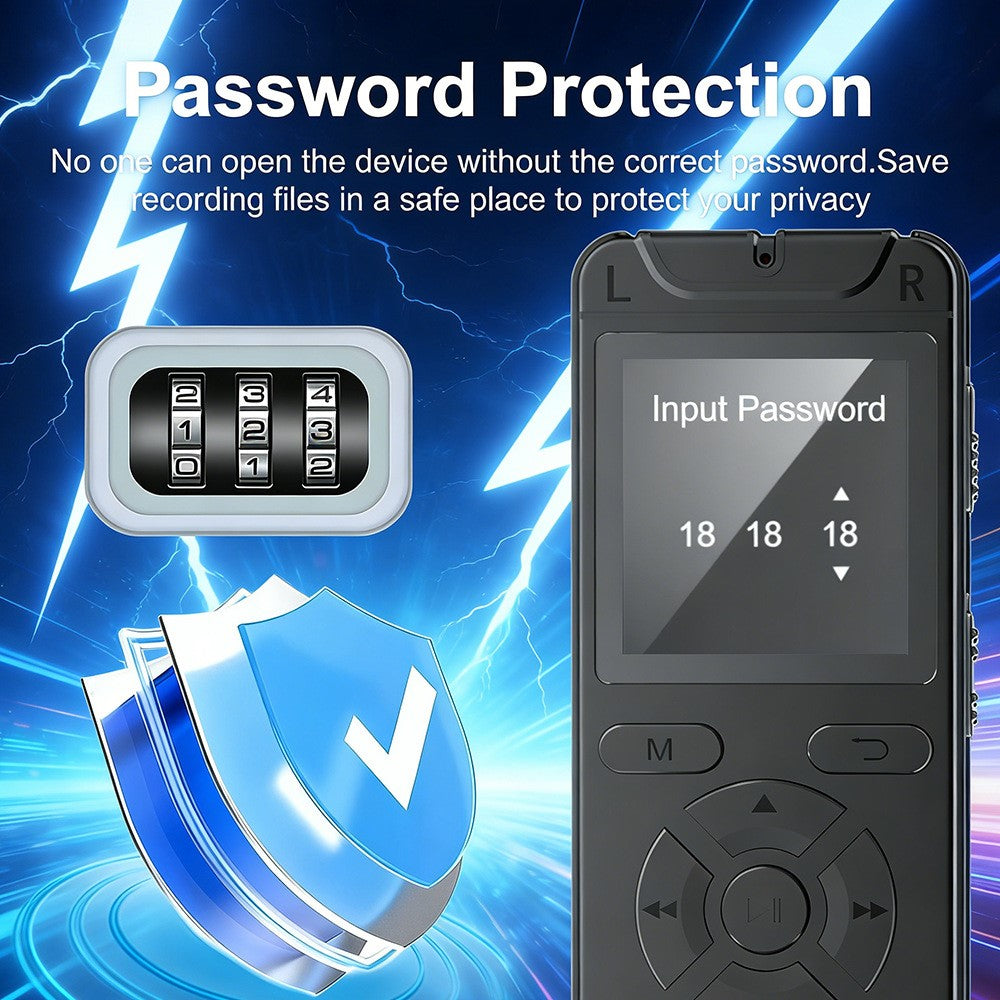 T53 Portable Voice Recorder without Memory Noise Reduction 1.44 Inch TFT Screen MP3 Player