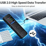 T53 Portable Voice Recorder Built-in 8GB Memory Noise Reduction 1.44 Inch TFT Screen MP3 Player