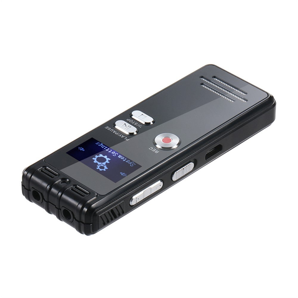 N15 Digital diktafon med 0,96 tommer LCD-skærm, multifunktionel MP3-afspiller, uden hukommelse