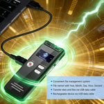 N15 Digital diktafon med 0,96 tommer LCD-skærm, multifunktionel MP3-afspiller, uden hukommelse