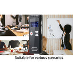 N15 Digital diktafon med 0,96 tommer LCD-skærm, multifunktionel MP3-afspiller, uden hukommelse