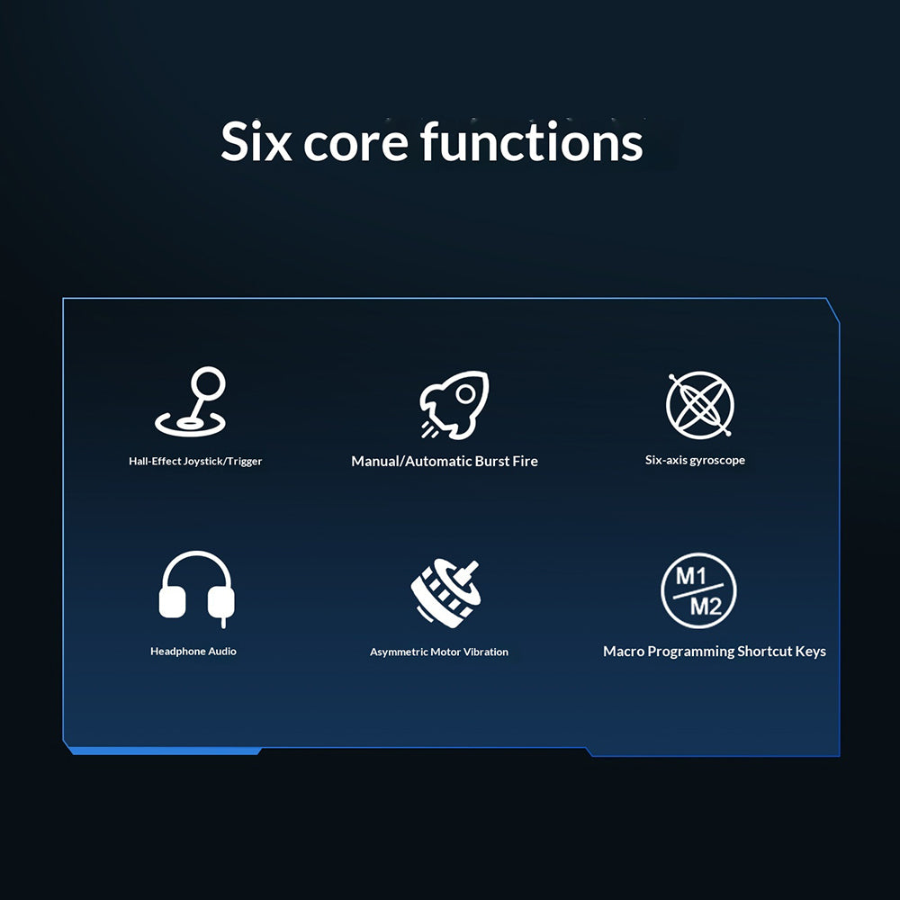 HS-PS5250 Bluetooth-compatible Wireless Game Controller with Hall Effect Triggers 6-Axis Gyro for Sony PlayStation 5/PC