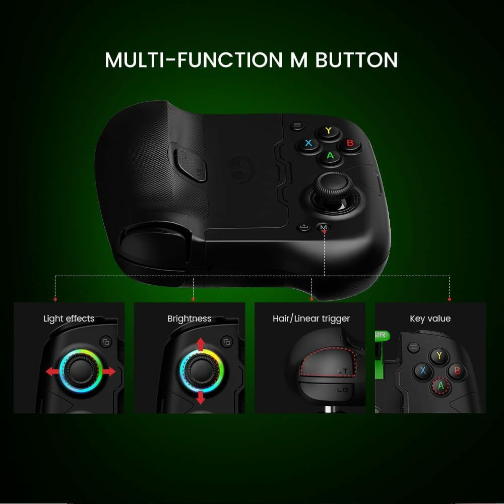 GAMESIR X4a Split Stretch Controller 256-Level Hall Effect Triggers Android Bluetooth-Compatible Gamepad