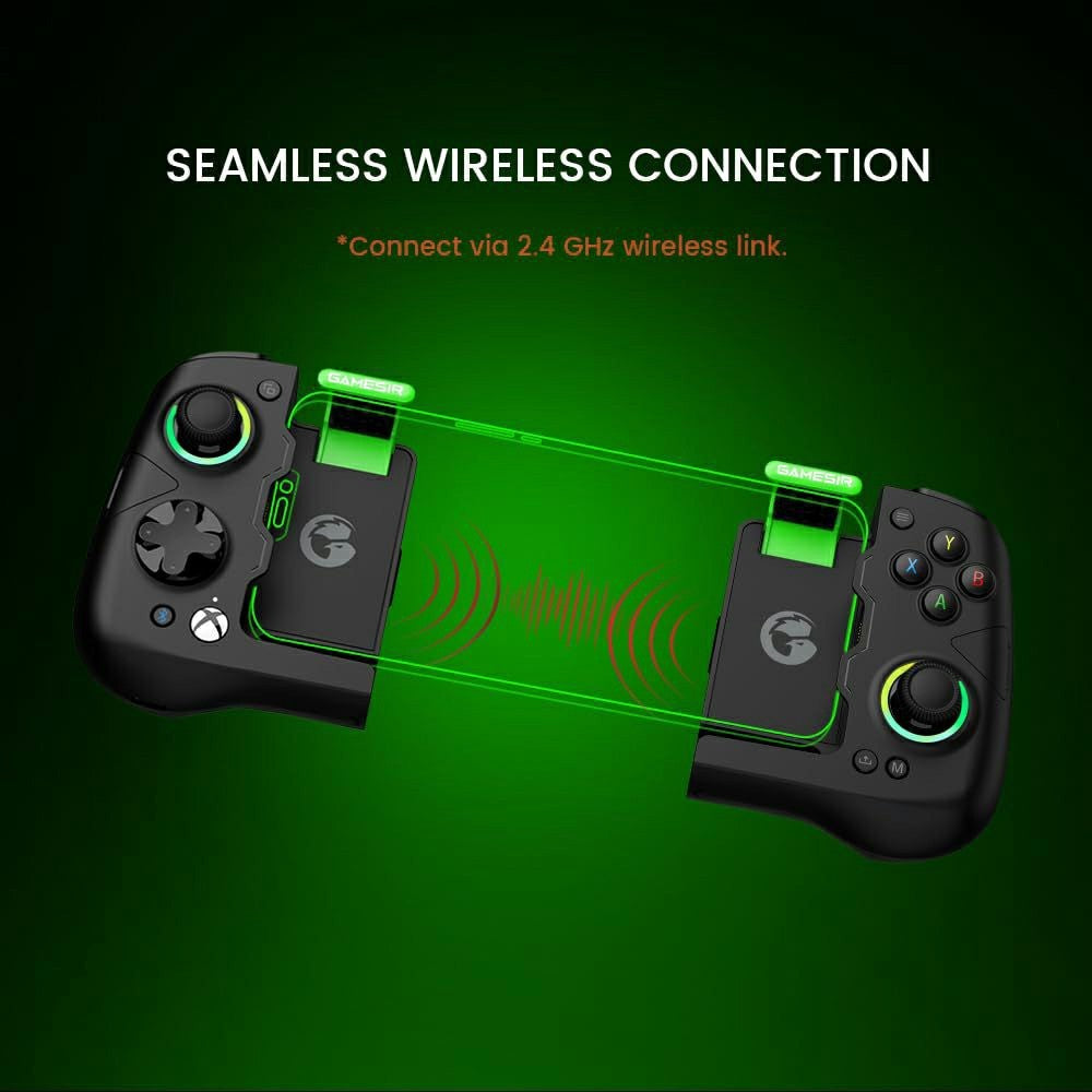 GAMESIR X4a Split Stretch Controller 256-Level Hall Effect Triggers Android Bluetooth-Compatible Gamepad