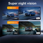 F310 3-Channel Dash Cam 4K+2K+2K Three Lens 3.19 inch IPS Screen WiFi Night Vision G-Sensor (without TF Card)