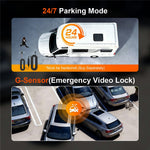 F310 3-Channel Dash Cam 4K+2K+2K Three Lens 3.19 inch IPS Screen WiFi Night Vision G-Sensor (without TF Card)
