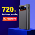 DVR25 8GB Magnetic Voice Activated Recorder 5000mAh AI Noise Reduction USB-C Digital Voice Recorder