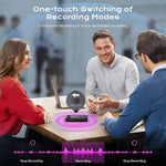 DVR25 32GB Magnetic Voice Activated Recorder AI Noise Reduction USB-C Audio Recorder for Meetings